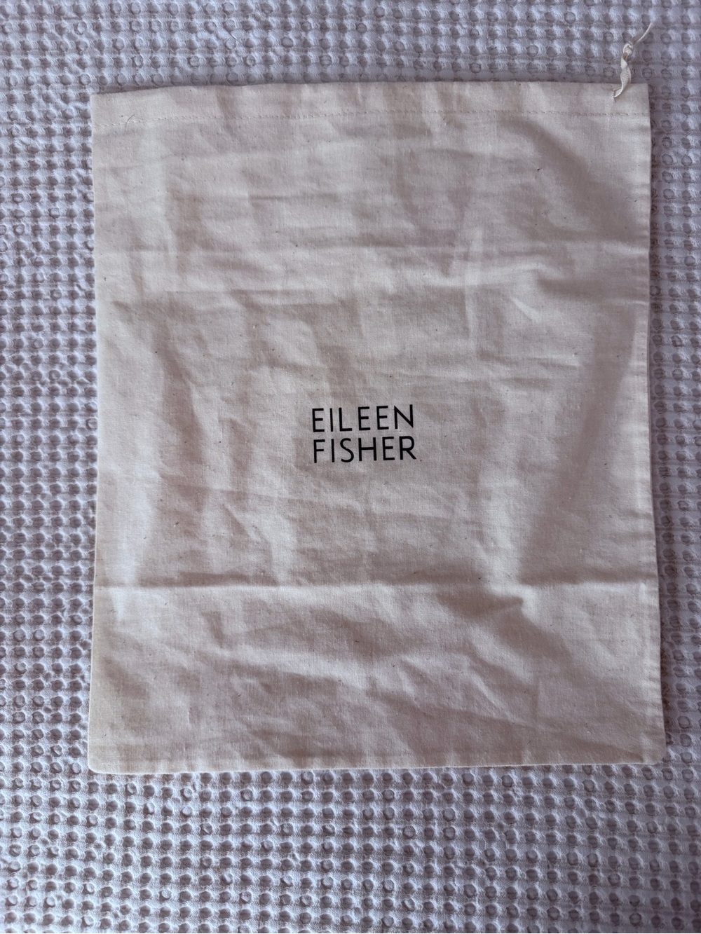 Eileen Fisher Drawstring Dust Bag Shoe Handbag Storage Gift Bag 14.25 x 11.75